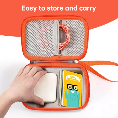 Miniatura 6 de Funda de viaje compatible con Yoto Mini, funda protectora rígida compatible con Mini Player 2024, funda portafolio de tarjetas de audio para niños