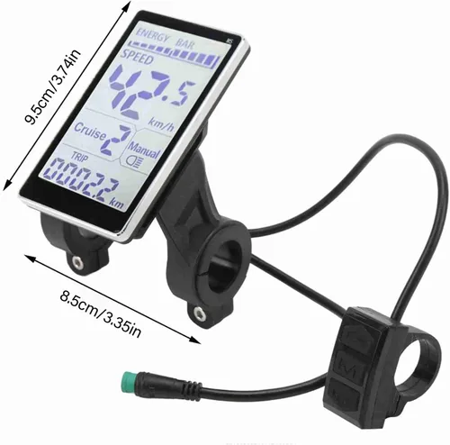 Miniatura 8 de Pantalla LCD de ciclo eléctrico, 24 V 36 V 48 V 60 V universal E Scooter M5 E Panel de control Panel de control de 5 pines Scooter eléctrico Panel