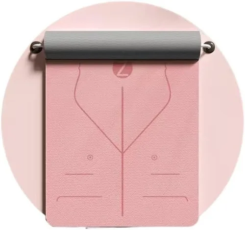 Miniatura 8 de colchonetas de gimnasia Colchonetas De Fitness Para Pilates, Esterillas Antidesgarro Para Entrenamiento En Casa Con Bolsa De Almacenamiento