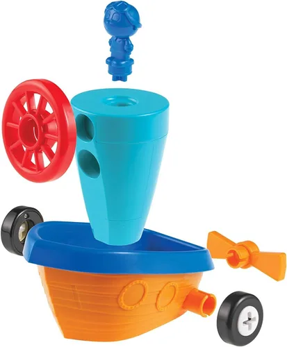 Miniatura 7 de Learning Resources 1-2-3 Build it! Coche, barco, avión, 15 piezas