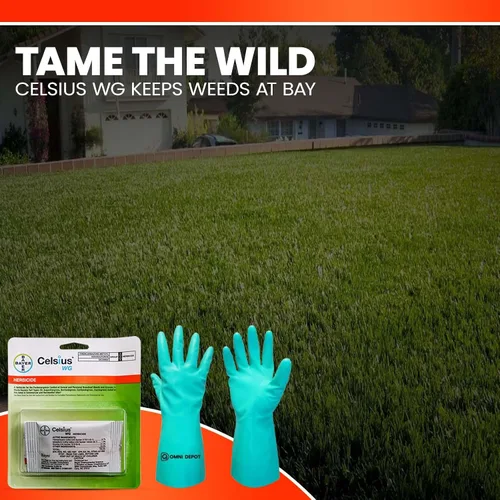 Miniatura 5 de Eliminador de malezas antes y posteriores al césped - Celsius - WG - 0.226 oz - Control de malezas de hoja ancha - Tratamiento de césped - Mata