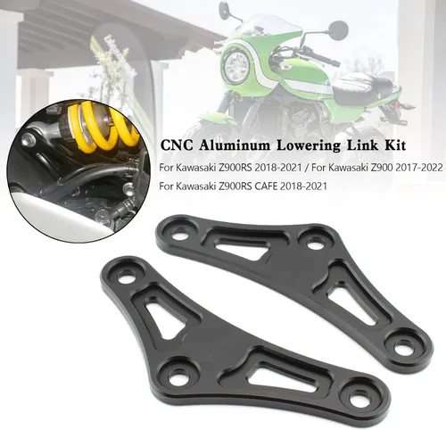 Miniatura 2 de Kit de eslabones de bajada de aluminio CNC de 1.181 in para Kawasaki Z900RS CAFE 2018-2021, Z900RS 2018-2021, Z900 2017-2022
