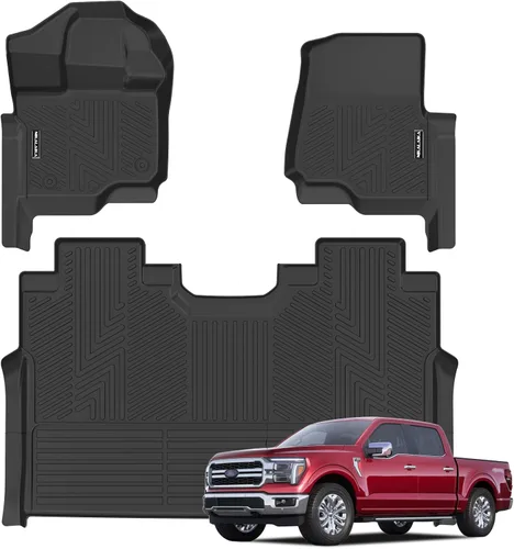 Miniatura 17 de Alfombrillas de suelo y revestimientos de carga para Toyota Camry 2012-2017 (Compatible con híbrido) Protección para todo tipo de clima Goma TPE