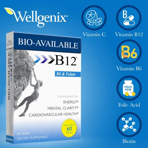 Miniatura 5 de Wellgenix Bio Available Multivitaminas diarias (60 unidades) – Fórmula de apoyo para el enfoque con vitaminas metil B12, B6, folato y biotina