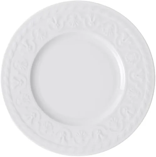 Miniatura 7 de Villeroy & Boch Cellini - Plato llano, 10.5 pulgadas, porcelana premium, color blanco