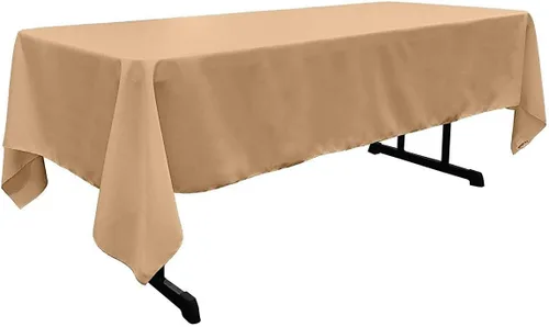 Miniatura 46 de New Creations Fabric & Foam Inc - Mantel rectangular de popelina de poliéster de 60 pulgadas de ancho por 120 pulgadas de largo. (Avocado)