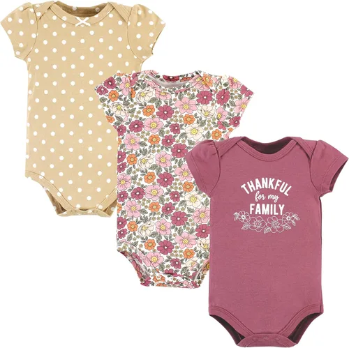Miniatura 453 de Hudson Baby baby-girls Cotton Bodysuits 3-pack