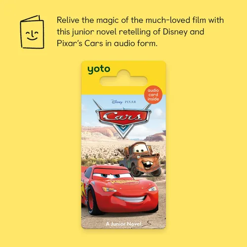 Miniatura 2 de YOTO Disney Pixar Junior Novels: Cars - Tarjeta de audio para niños para usar con reproductor y mini dispositivo de audio todo en 1, escucha