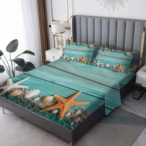 Miniatura 23 de Frog Sheets California King - Sábanas de cama de anfibios tropicales, microfibra suave con bolsillo profundo, sábanas y fundas de almohada, 1 sábana