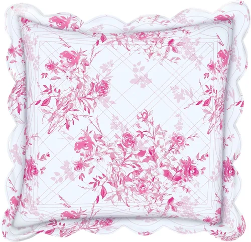 Miniatura 45 de BrylaneHome Almohada cuadrada Florence - Flor antigua