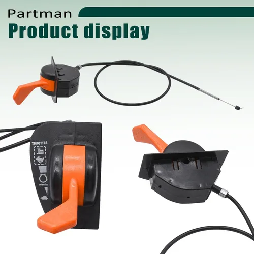 Miniatura 5 de Partman Parte apta para cable de estrangulador de acelerador John Deere GY21984 D125 D130 D140 D160 D170 LA155 X165 palanca de acelerador