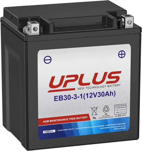 Miniatura 16 de UPLUS YTX4L-BS - Batería de motocicleta, EB4-3 12 V, 3 Ah, SLA, sin mantenimiento, scooter, ATV AGM, repuesto para YT4L-BS, AGM12-4, LTX4L-BS