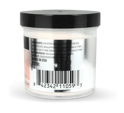 Miniatura 2 de Mia Secret Acrílico Polvo Cubierta Melocotón 4 oz.