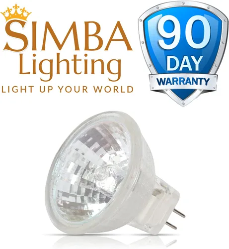 Miniatura 6 de Simba Lighting MR11 - Bombillas halógenas de 20 W 12 V FTD (paquete de 10) 2 pines 220 lm para paisaje, acento, luces de pista y fibra óptica, base