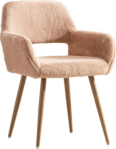 Miniatura 24 de Juego de 1 silla de escritorio para oficina en casa, silla de tocador de tela de pana para maquillaje con respaldo hueco, cómodo sillón con marco