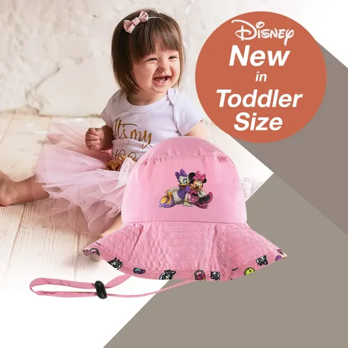 Miniatura 4 de Disney Minnie and Mickey Sun Boonie Sombrero para niñas y niños, 100% algodón