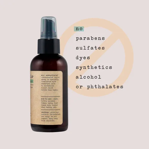 Miniatura 4 de Air Essentials Aerosol de aceite esencial de 4 onzas, elimina los olores del baño y el inodoro con aceites esenciales puros, ambientador hecho