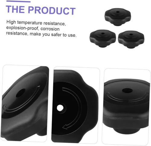 Miniatura 2 de Uonlytech - Perillas de repuesto para tapa de olla a presión, paquete de 2 pomos de mango de tapa de olla de fácil agarre, manijas para tapa de olla