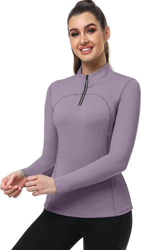 Miniatura 6 de CADMUS Women's Compression Long Sleeve Shirts for Hiking Running Dry Fit Tights