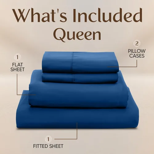 Miniatura 172 de Utopia Bedding Juego de sábanas Queen – Sábanas de 4 piezas para cama tamaño Queen, microfibra suave y transpirable, incluye 1 sábana bajera, 1 Gris