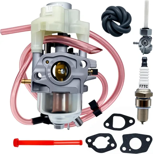 Carburador EU3000is con bujía Kit de junta de línea de combustible para Honda EU3000i Generador Reemplaza 16100-ZL0-D66 16100ZL0D66 16100-ZL0-D65