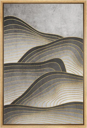 Miniatura 31 de NWT Impresión en lienzo enmarcado para pared, acuarela, grullas, pájaros volando, naturaleza salvaje, ilustraciones de arte moderno decorativo