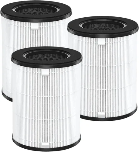 Nispira AP-T20FL - Filtro de repuesto True HEPA compatible con el purificador de aire de torre TotalClean de 360° AP-T20 AP-T20WT, 3 paquetes