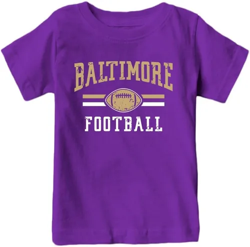 Miniatura 18 de Camiseta de Equipo Estilo Vintage para Niños para Aficionados al Fútbol Americano Miami - Camisa naranja