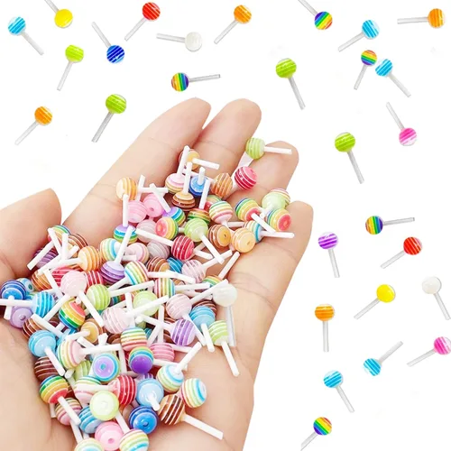 Miniatura 9 de 220 piezas de mini mariposas de resina en 22 estilos, mariposas pequeñas en miniatura para ocultar figuras de animales de resina diminutas, adornos