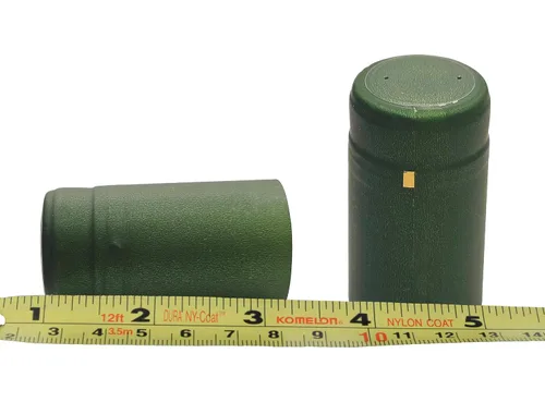 Miniatura 8 de Cápsulas retráctiles de PVC verde metálico-500