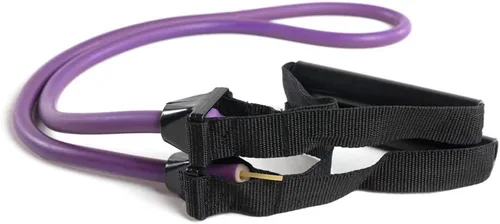 Miniatura 8 de Power Systems Versa Tube Plus Resistance Bands with Handles 48" Exercise Tubing, Multiple Resistance Levels for Strength Training, Home Gym