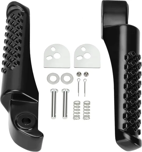 GREHUA Juego de soportes de reposapiés compatibles con Mini Bike para Coleman Powersports BT200X CT200U CT200U-EX CT100U Trail 200 CC100X 212cc