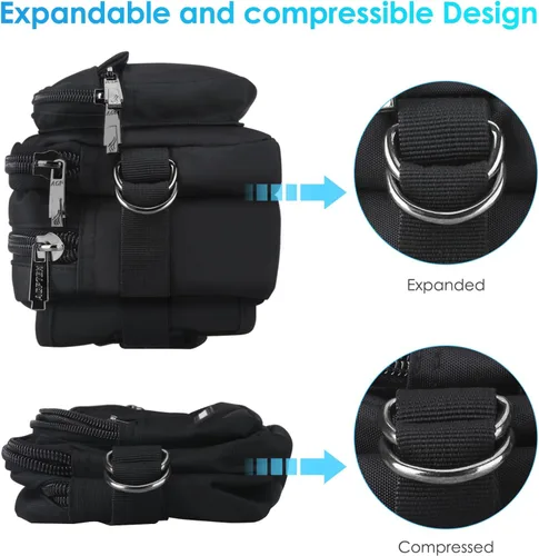 Miniatura 8 de AGPTEK Fanny Pack for Women Men, RFID Large Capacity Waist Wallet Bag, Adjustable & Waterproof Bum Belt Pouch for Travel, Running, Shopping, Hiking