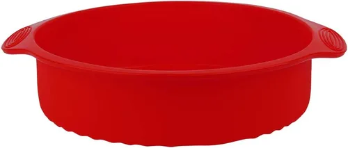 Miniatura 9 de Demeras Molde para hornear pastel de 9 pulgadas de silicona para pastel de queso (rojo)