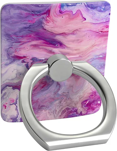 Miniatura 7 de Casely Anillo de teléfono Anillo de teléfono de mármol negro Giratorio completo de 360 grados, adhesivo fuerte, quita y reutiliza, funciona