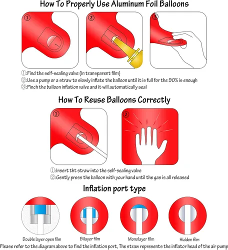 Miniatura 3 de Globo gigante de helio de 40 pulgadas, número 0 rojo, de poliéster, película de aluminio, 0-9, para niña y niño, autoinflable, dígito cero