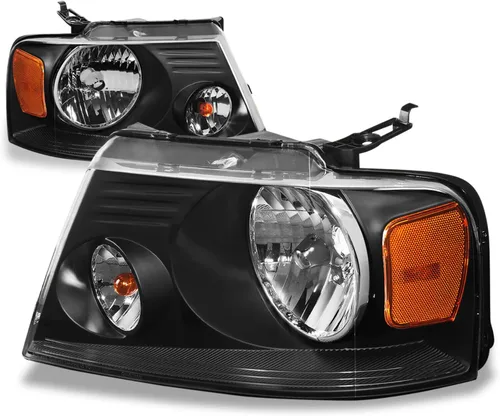 Miniatura 10 de Auto Dynasty Conjunto de faros delanteros compatible con Ford Bronco F-150 F-250 F-350 1987-1991, reemplazo de faros halógenos del lado