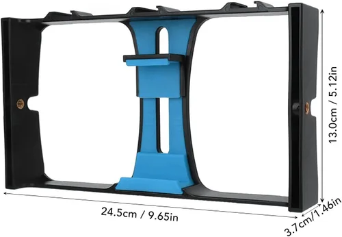 Miniatura 6 de Equipo de video para teléfonos inteligentes, tornillo de 1/4 de pulgada, estabilizador de teléfono celular portátil, jaula de cámara de video