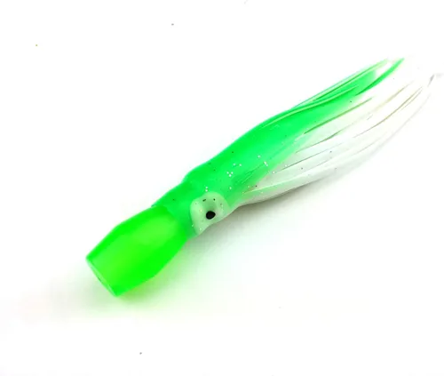 Miniatura 14 de Lobo Lures Micro-Typhoon UV 5 "Mahi Tuna Ahi Señuelo Trolling Señuelo Big Game Azul Lumo Glow