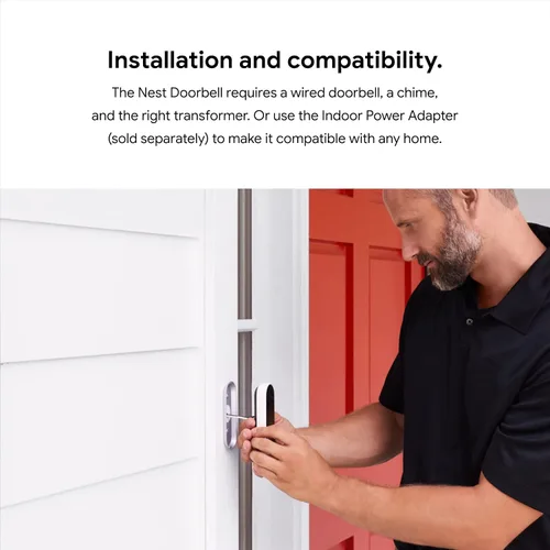 Miniatura 9 de Timbre de video Nest de Google (con cable) - Anteriormente Nest Hello - Timbre de video con transmisión 24/7 - Timbre inteligente con cámara
