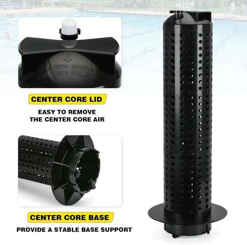 Miniatura 3 de 59053600 Núcleo central compatible con Pentair EasyClean, filtros de repuesto central para piscina limpia y transparente de 75 pies cuadrados