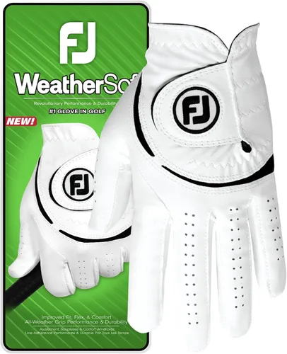 FootJoy Guantes de golf WeatherSof para hombre Blanco