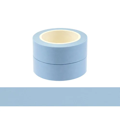 Miniatura 8 de NatSumeBasics Cinta Washi Pastel Verde Menta Sólido, 2 unidades de 32 pies, cinta adhesiva decorativa autoadhesiva para decoración de embalajes