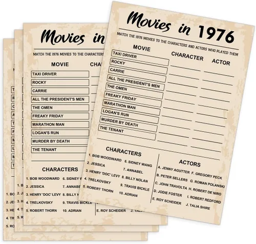Miniatura 12 de QUPT Juegos de fiesta de cumpleaños número 30, juegos nacidos en 1996, suministros de fiesta de cumpleaños para adultos, divertido juego de fiesta