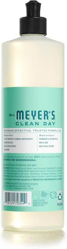 Miniatura 2 de MRS. MEYER'S CLEAN DAY - Jabón líquido para platos, fórmula biodegradable, edición limitada, menta, 16 onzas líquidas, paquete de 6