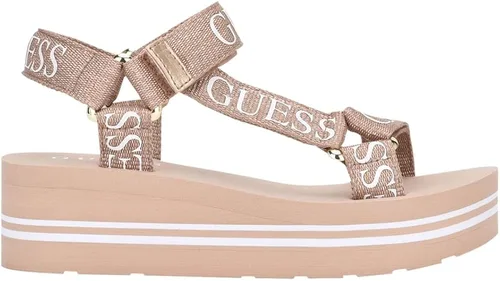 Miniatura 2 de GUESS Avin Sandalia de cuña para mujer, rosado, (Pink Multi Fabric)