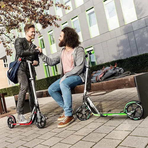 Miniatura 7 de Scooter para adultos – Plegable, altura ajustable, ruedas grandes, marco ligero de aluminio Adecuado para adolescentes mayores de 12 años Límite