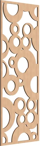Miniatura 137 de Farwell Paneles de pared decorativos de madera con calado, 13 3/8 pulgadas de ancho x 34 3/8 pulgadas de alto x 1/4 de alto, roble rojo rojo