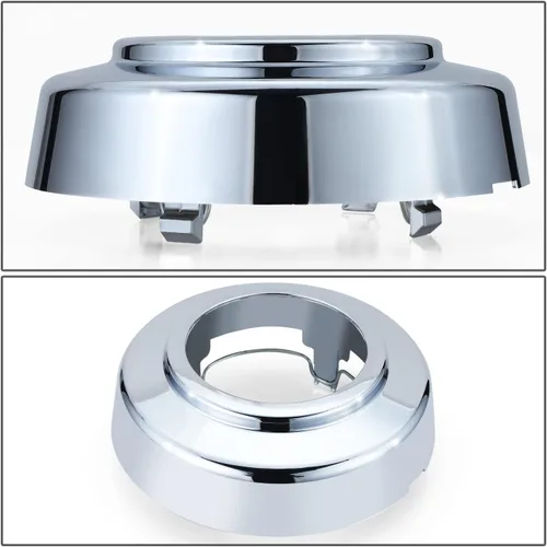 Miniatura 5 de DNA Motoring Tapa central de rueda delantera compatible con 94-08 F250 / F350 / E150 / E250 / E350 / E450, compatible con modelos 4WD 16x7 rueda