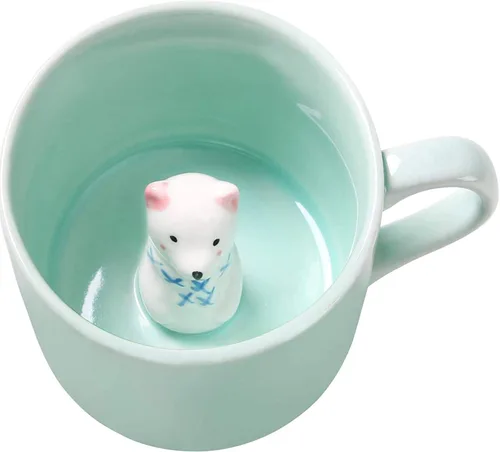 Miniatura 8 de Chick Taza de Café 3D Taza de Cerámica de Lindo Animal de Dibujos Animados - Animal Bebé Adentro, Mejor Taza de Oficina y Regalo de Cumpleaños 8 OZ